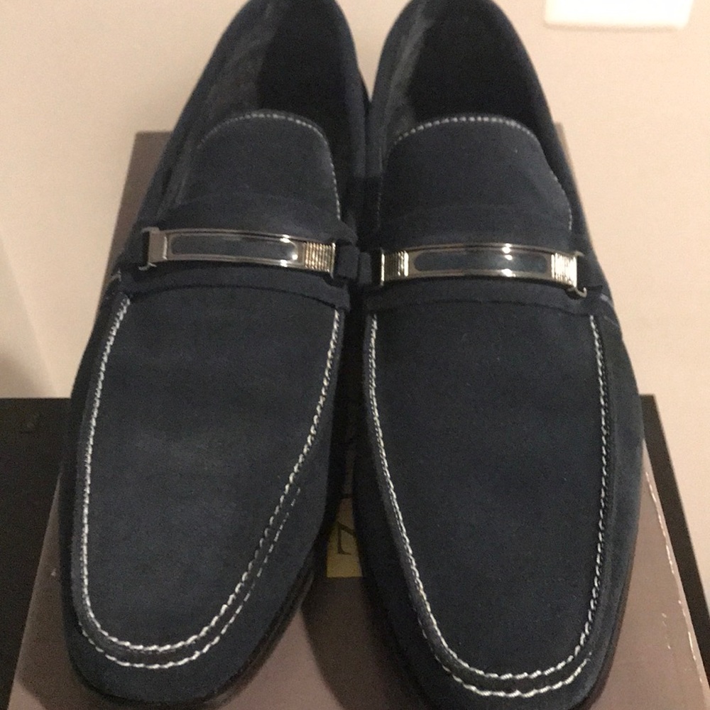 Men's Stacy Adams suede slip on dress shoe